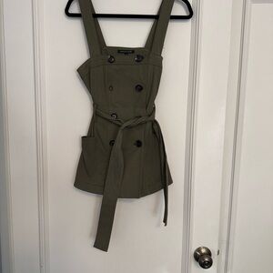 Marissa Webb Olive Buttoned Marty Vest